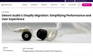 Preview of the Dekoni Audio Case Study