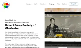 Preview of the Robert Burns Society of Charleston Case Study