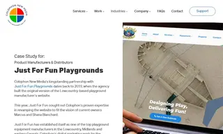 Preview of the Just for Fun Playgrounds Case Study