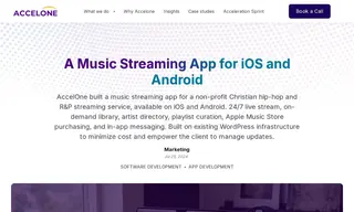 Preview of the Non-profit Christian Hip-hop and R&P Streaming Service Case Study