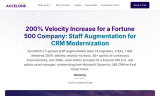 Preview of the Fortune 500 Real Estate Asset Management Company Case Study