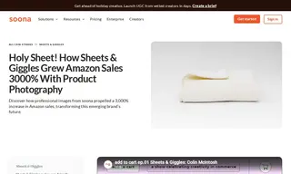 Preview of the Sheets & Giggles Case Study