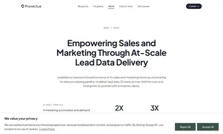 Preview of the LeadGenius Case Study
