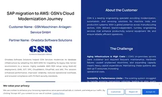Preview of the GSN Maschinen-Anlagen-Service GmbH Case Study
