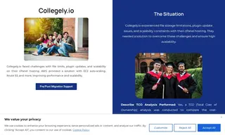 Preview of the Collegely.io Case Study