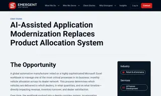 Preview of the Global Automotive Manufacturer Case Study