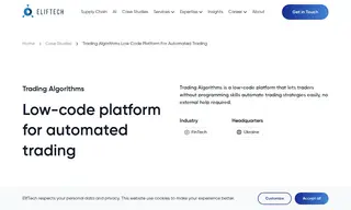 Preview of the Trading Algorithms Case Study