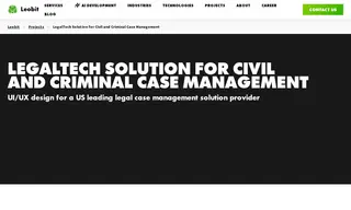 Preview of the US Leading Legal Case Management Solution Provider Case Study