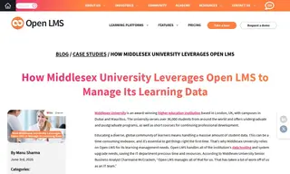 Preview of the Middlesex University Case Study