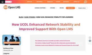 Preview of the UCOL (The Universal College of Learning) Case Study