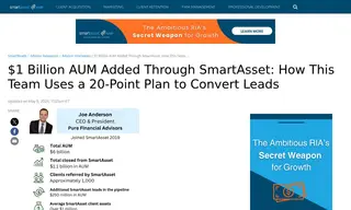 Preview of the Pure Financial Advisors Case Study