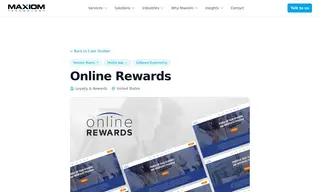 Preview of the Online Rewards Case Study