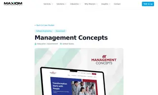 Preview of the Management Concepts Case Study