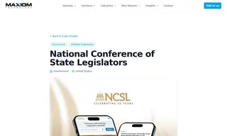 Preview of the National Conference of State Legislators Case Study