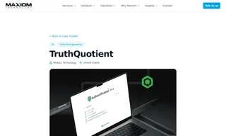 Preview of the TruthQuotient Case Study