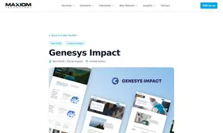 Preview of the Genesys Impact Case Study