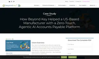 Preview of the US-Based Manufacturer Case Study