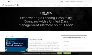 Preview of the Toronto-based Hospitality Company Case Study