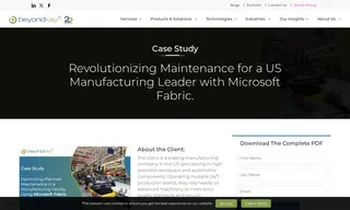 Preview of the US Manufacturing Leader Case Study