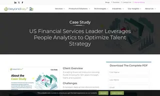 Preview of the US Financial Services Leader Case Study
