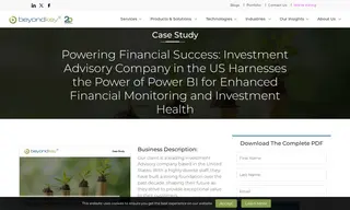 Preview of the Investment Advisory Company in the US Case Study