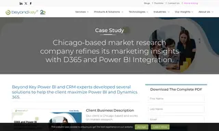 Preview of the Chicago-based Market Research Company Case Study