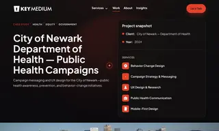 Preview of the City of Newark — Department of Health Case Study