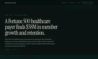 Preview of the Fortune 500 Healthcare Payer Case Study