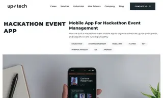 Preview of the Uptech Runs Internal Hackathons Case Study