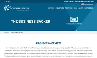 Preview of the Business Backer Case Study