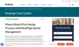 Preview of the Maxus Properties Case Study