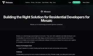 Preview of the Mosaic Case Study