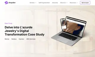 Preview of the L'azurde Jewelry Case Study