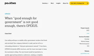Preview of the OPEXUS Case Study