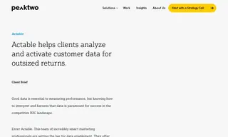 Preview of the Actable Case Study