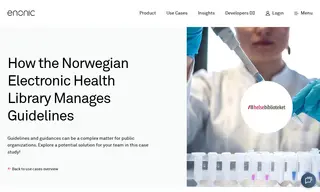Preview of the Helsebiblioteket.no Case Study