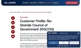Preview of the Rio Grande Council of Government (rgcog) Case Study