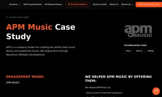 Preview of the APM Music Case Study