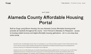Preview of the Alameda County Case Study