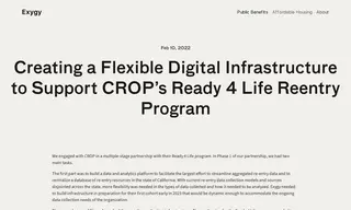 Preview of the CROP Case Study