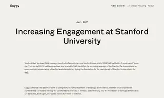 Preview of the Stanford Earth Case Study