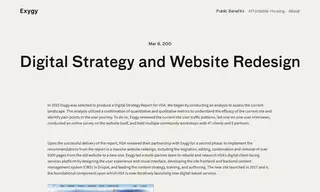 Preview of the HSA Case Study