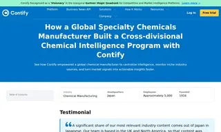 Preview of the Global Specialty Chemicals Manufacturer Case Study