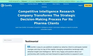 Preview of the Leading Competitive Intelligence Research Company Case Study