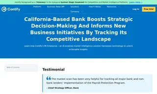 Preview of the California-based Bank Case Study