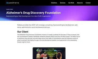 Preview of the Alzheimer’s Drug Discovery Foundation Case Study
