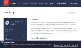 Preview of the American Course Academy Case Study