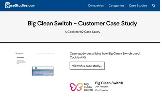 Preview of the Big Clean Switch Case Study