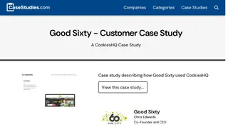 Preview of the Good Sixty Case Study