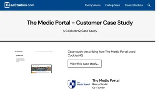 Preview of the The Medic Portal Case Study